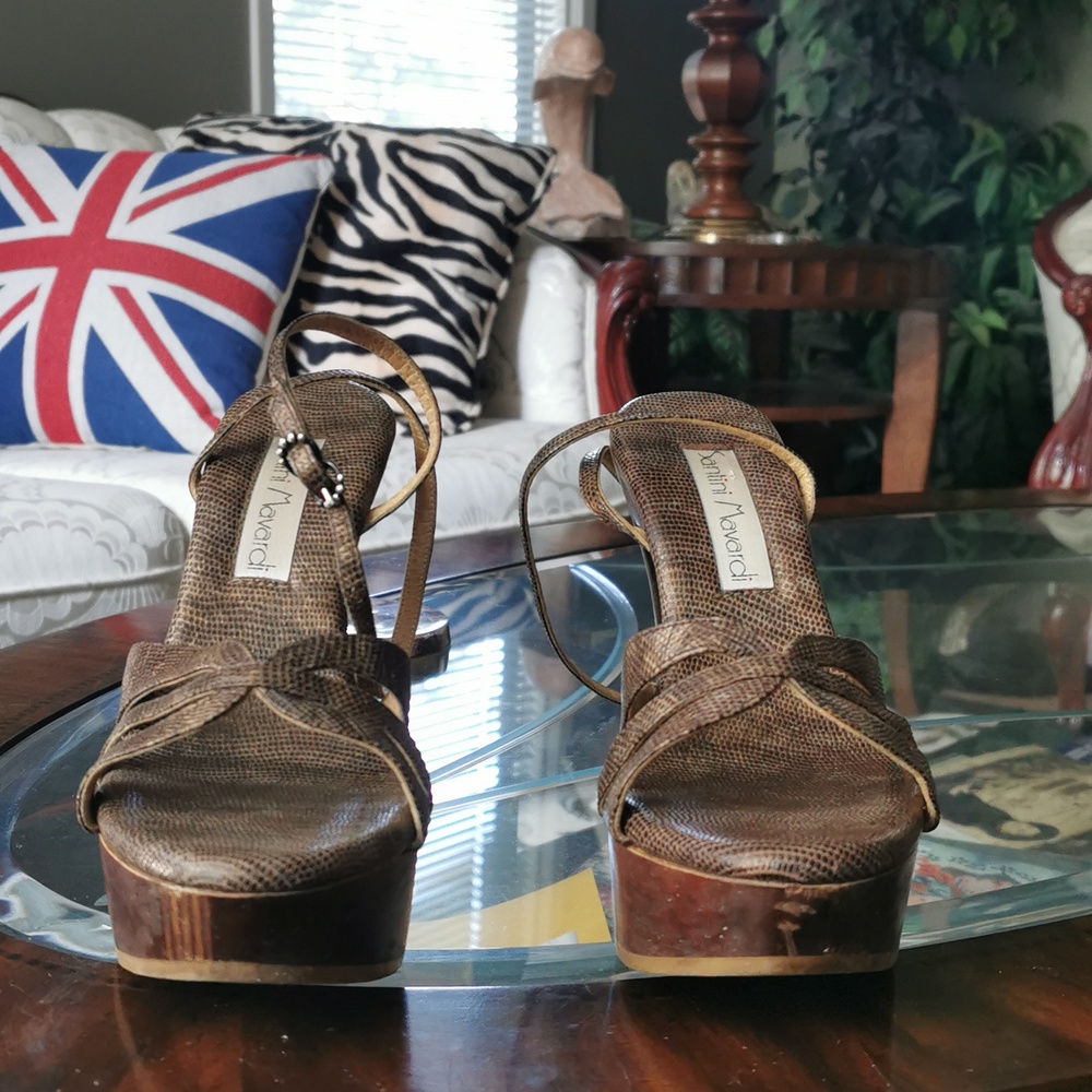 Santini Mavardi lizard shoes